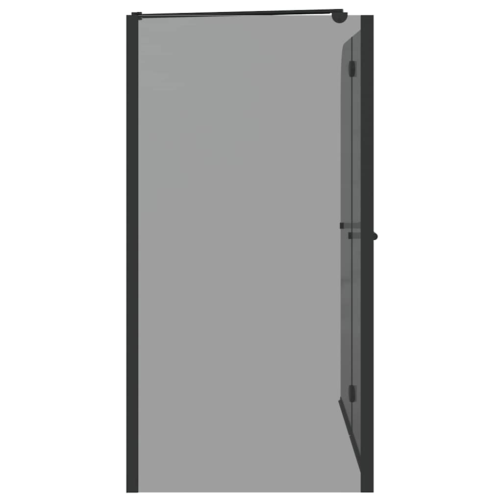 Bi-savinjska tuš ograde Tamno proziran 120 x 67 x 129 cm