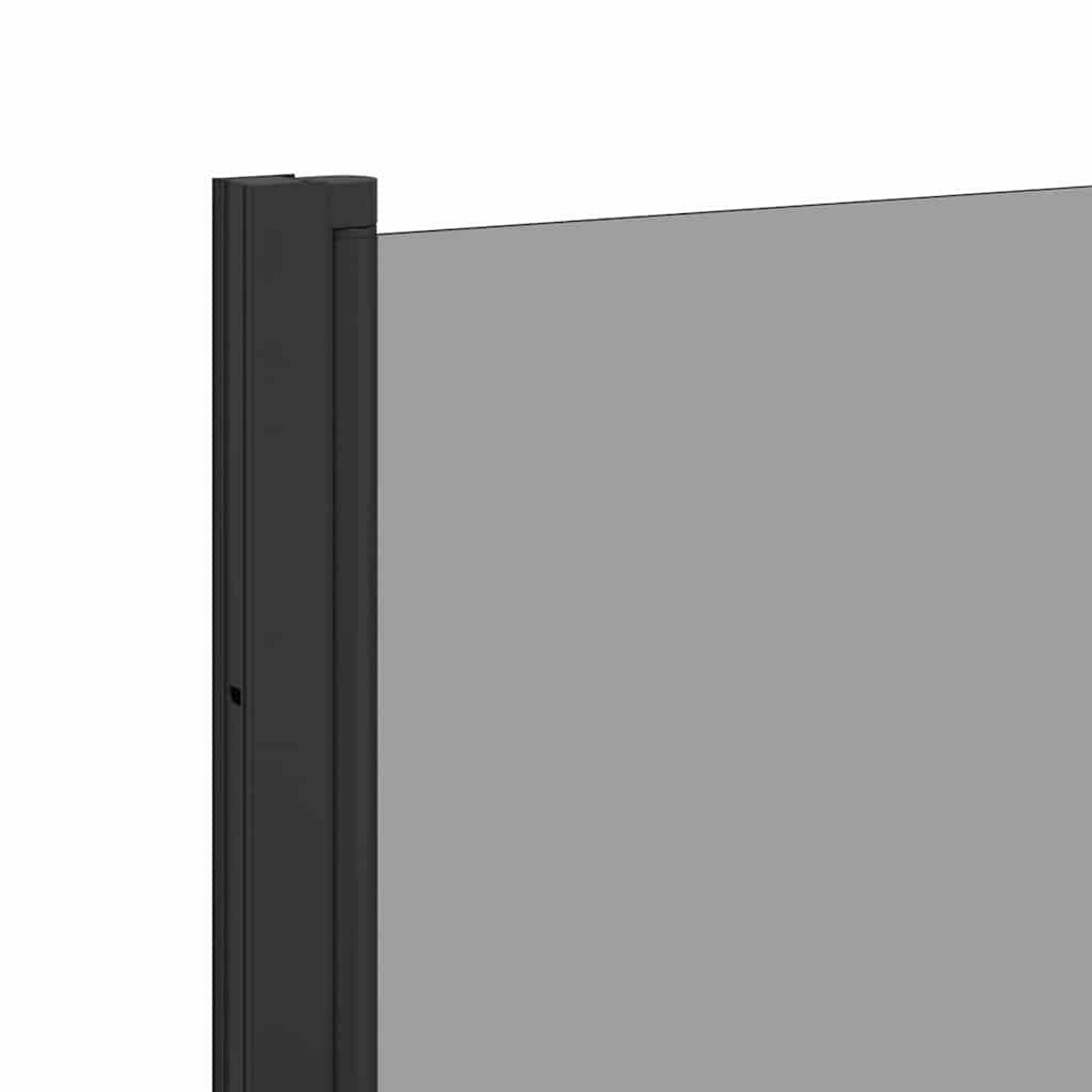 Ekran za kadu i tuš Crna 68 x 130 cm Staklo s temperaturom