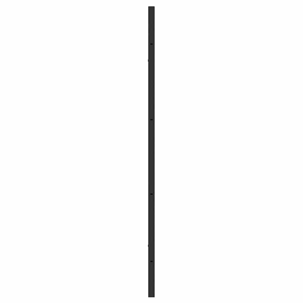 Ekran za kadu i tuš Crna 68 x 130 cm Staklo s temperaturom