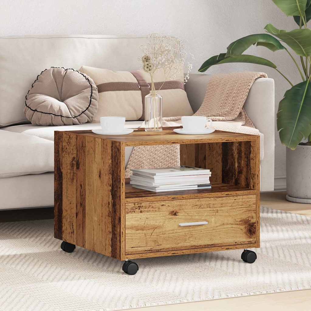 Kava Stol Staro drvo 55 x 55 x 45cm Konstruirano drvo