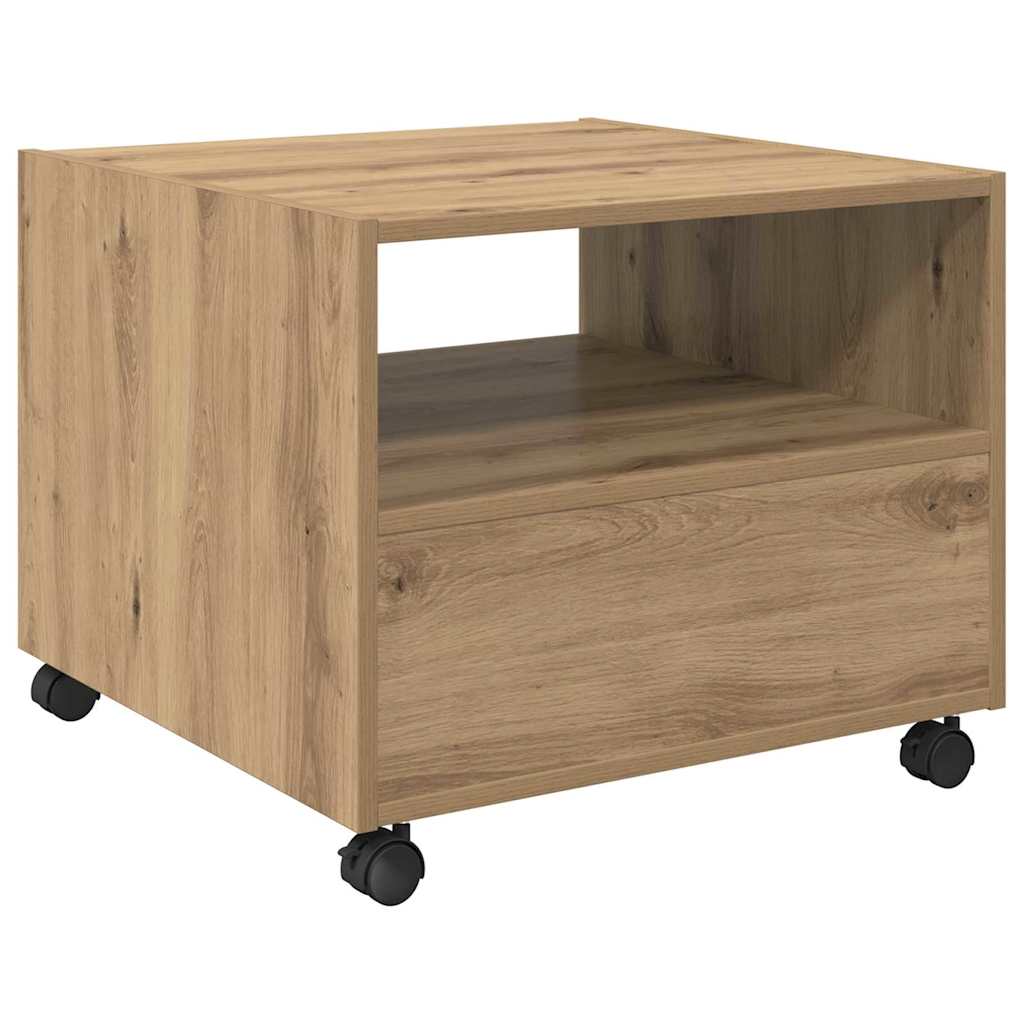 Kava Stol Umjetnički hrast 55 x 55 x 45cm Konstruirano drvo