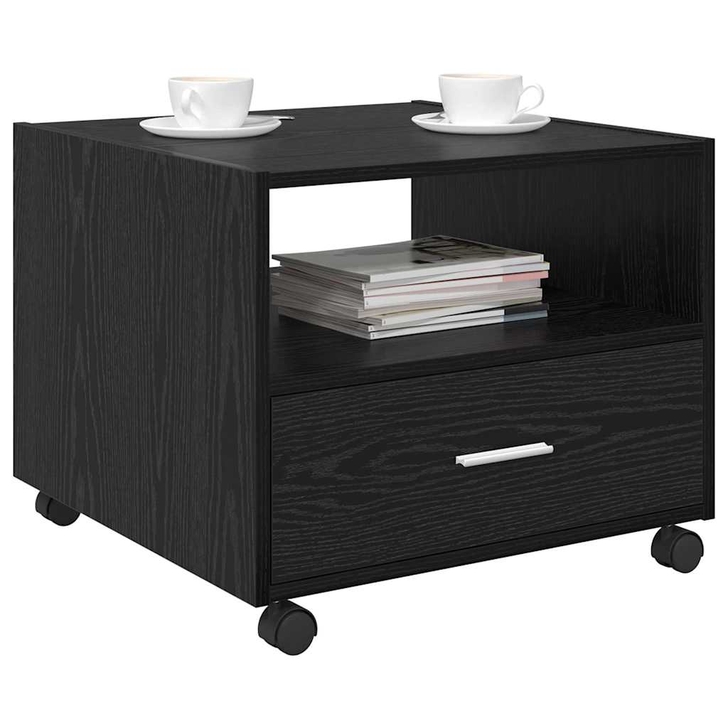 Kava Stol Crni hrast 55 x 55 x 45cm Konstruirano drvo