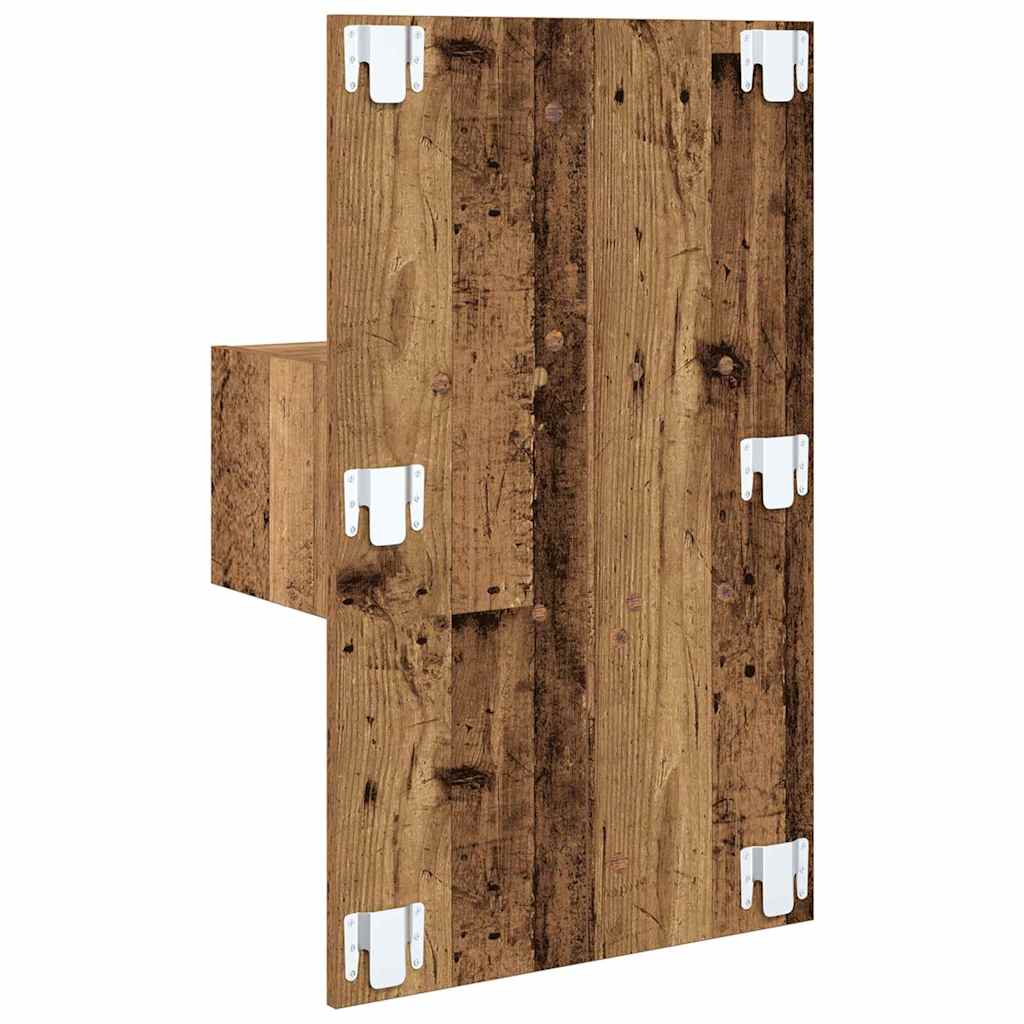 Noćni ormar 2 pcs Staro drvo 50 x 32,5 x 80cm Konstruirano drvo