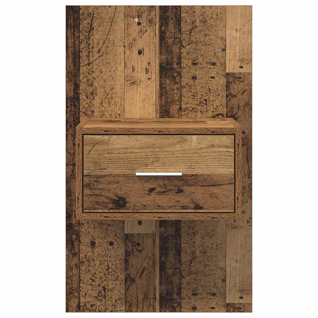 Noćni ormar 2 pcs Staro drvo 50 x 32,5 x 80cm Konstruirano drvo