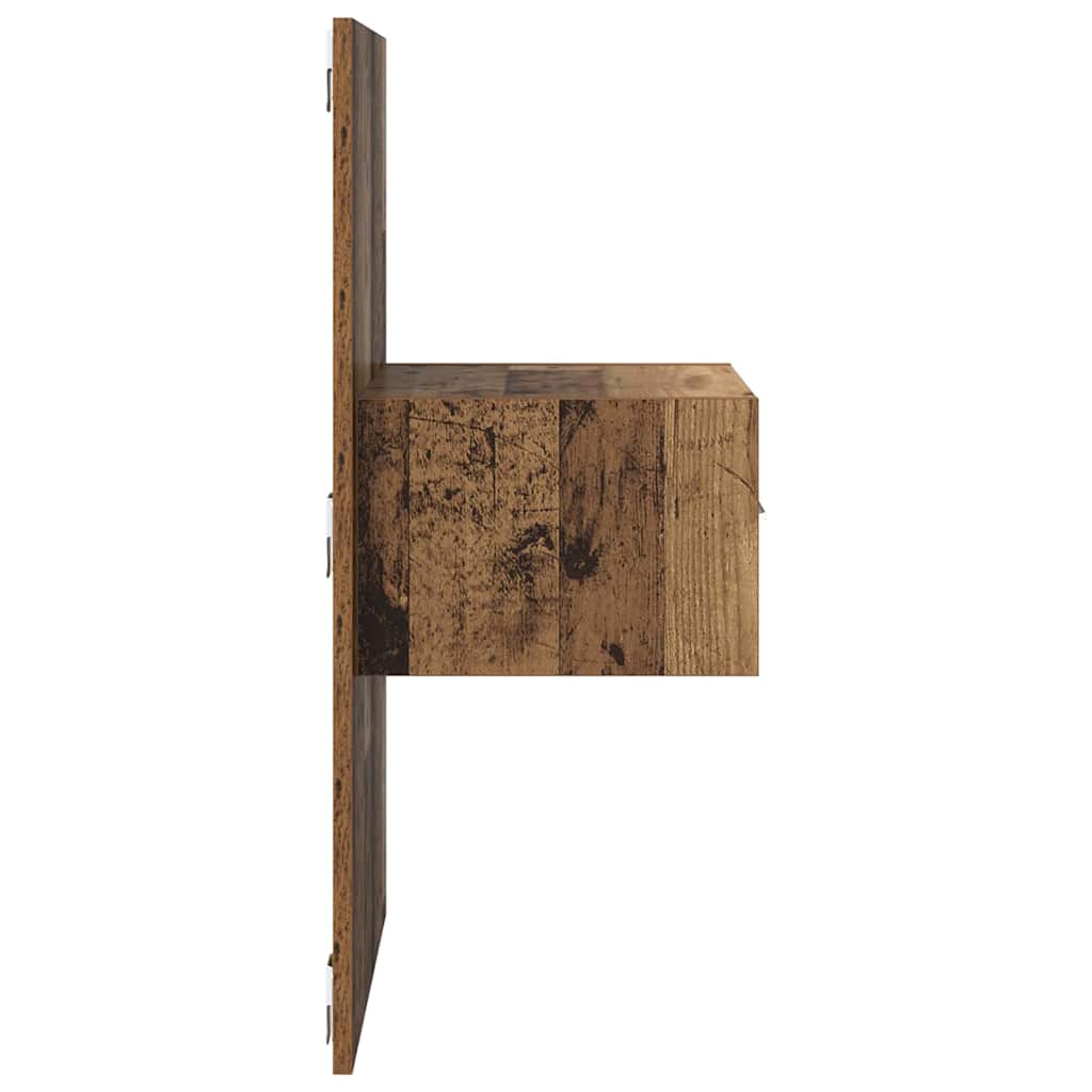 Noćni ormar 2 pcs Staro drvo 50 x 32,5 x 80cm Konstruirano drvo