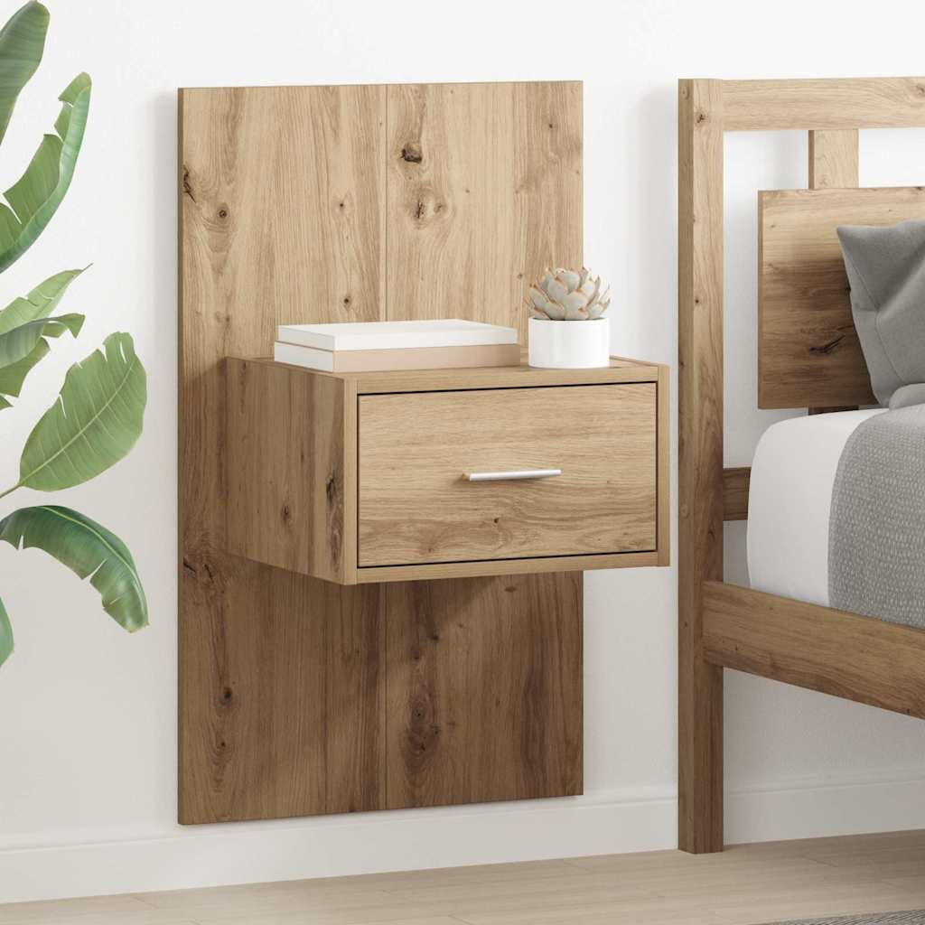 Noćni ormar s ladicama 2 pcs Umjetnički hrast 50 x 32,5 x 80cm
