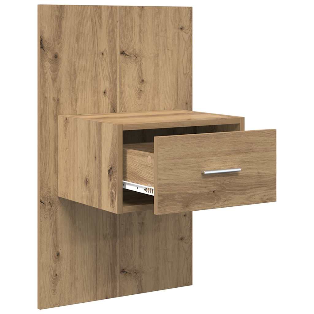 Noćni ormar s ladicama 2 pcs Umjetnički hrast 50 x 32,5 x 80cm