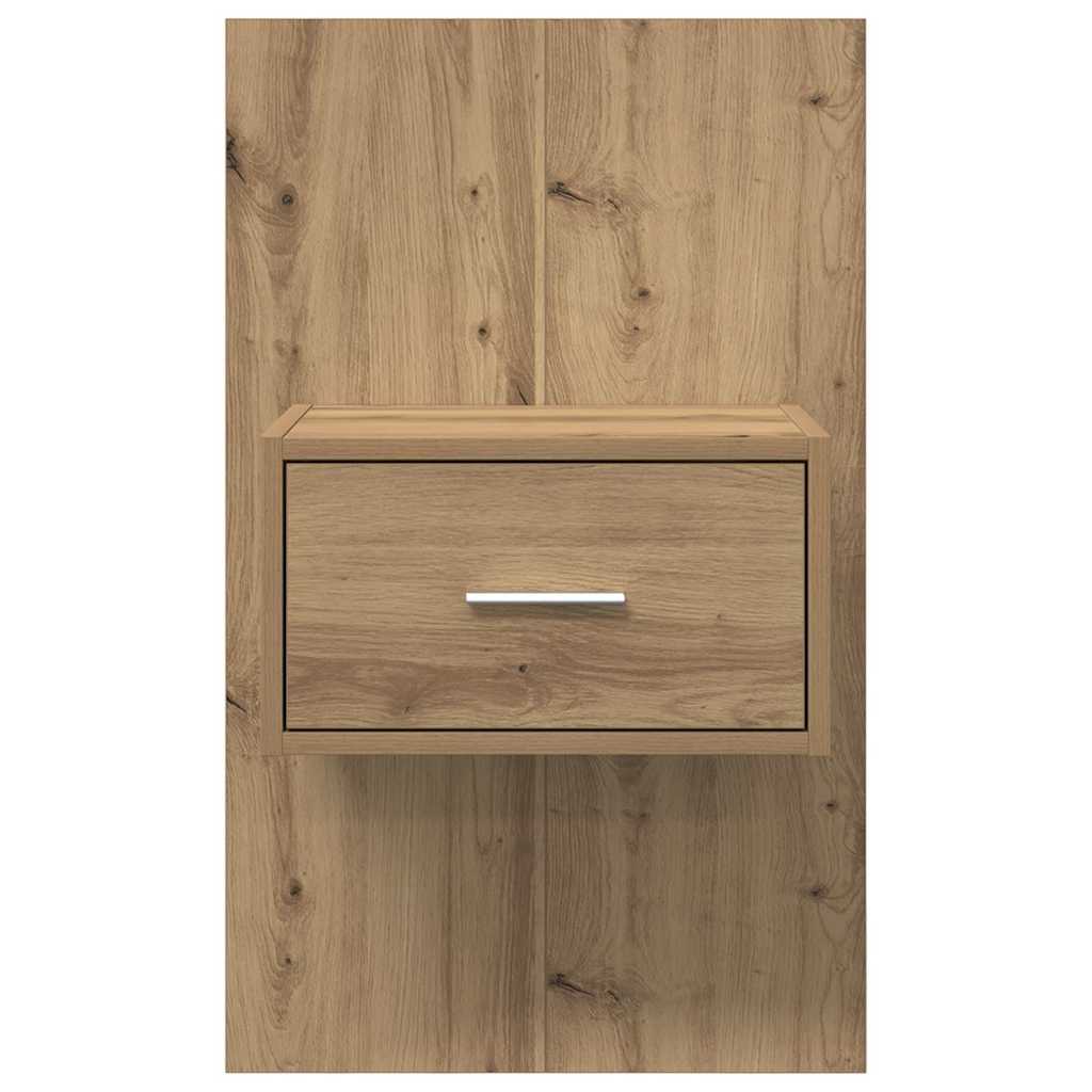 Noćni ormar s ladicama 2 pcs Umjetnički hrast 50 x 32,5 x 80cm