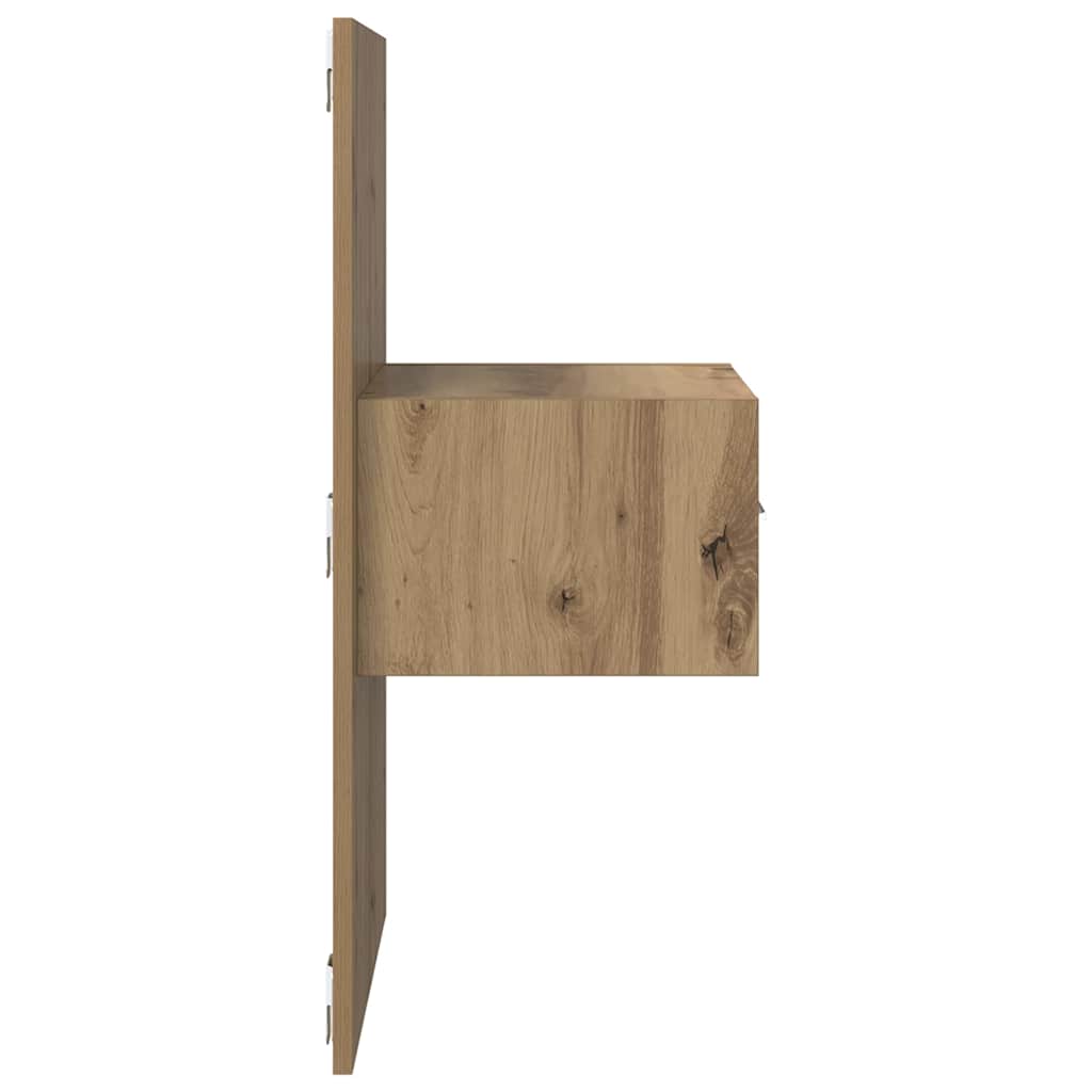 Noćni ormar s ladicama 2 pcs Umjetnički hrast 50 x 32,5 x 80cm