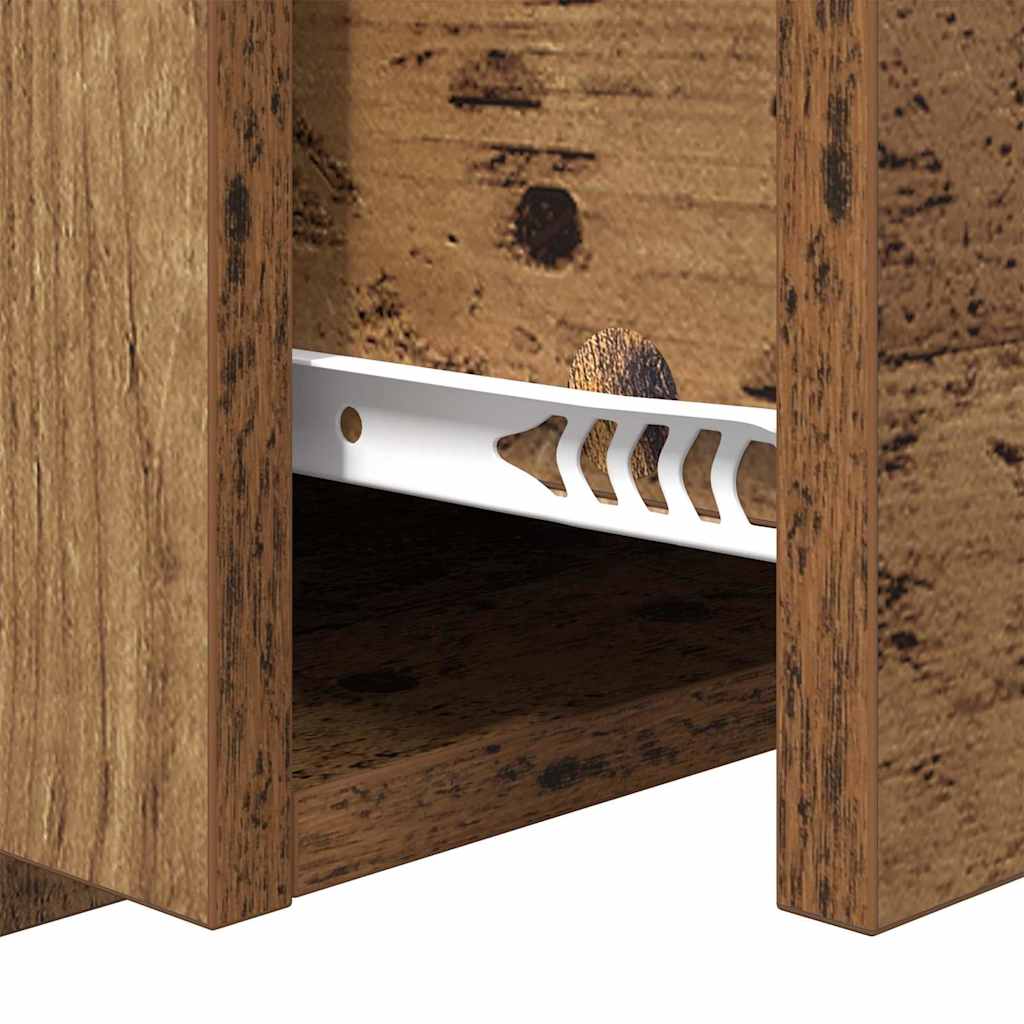 Wall-mounted noćni ormarić 2 pcs Staro drvo 48,5 x 32,5 x 80 cm