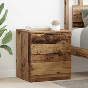 Noćni ormar 2 pcs Staro drvo 45 x 39 x 50cm Konstruirano drvo