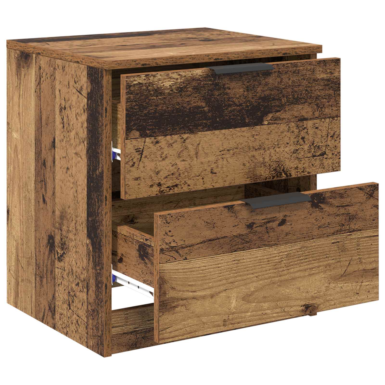 Noćni ormar 2 pcs Staro drvo 45 x 39 x 50cm Konstruirano drvo