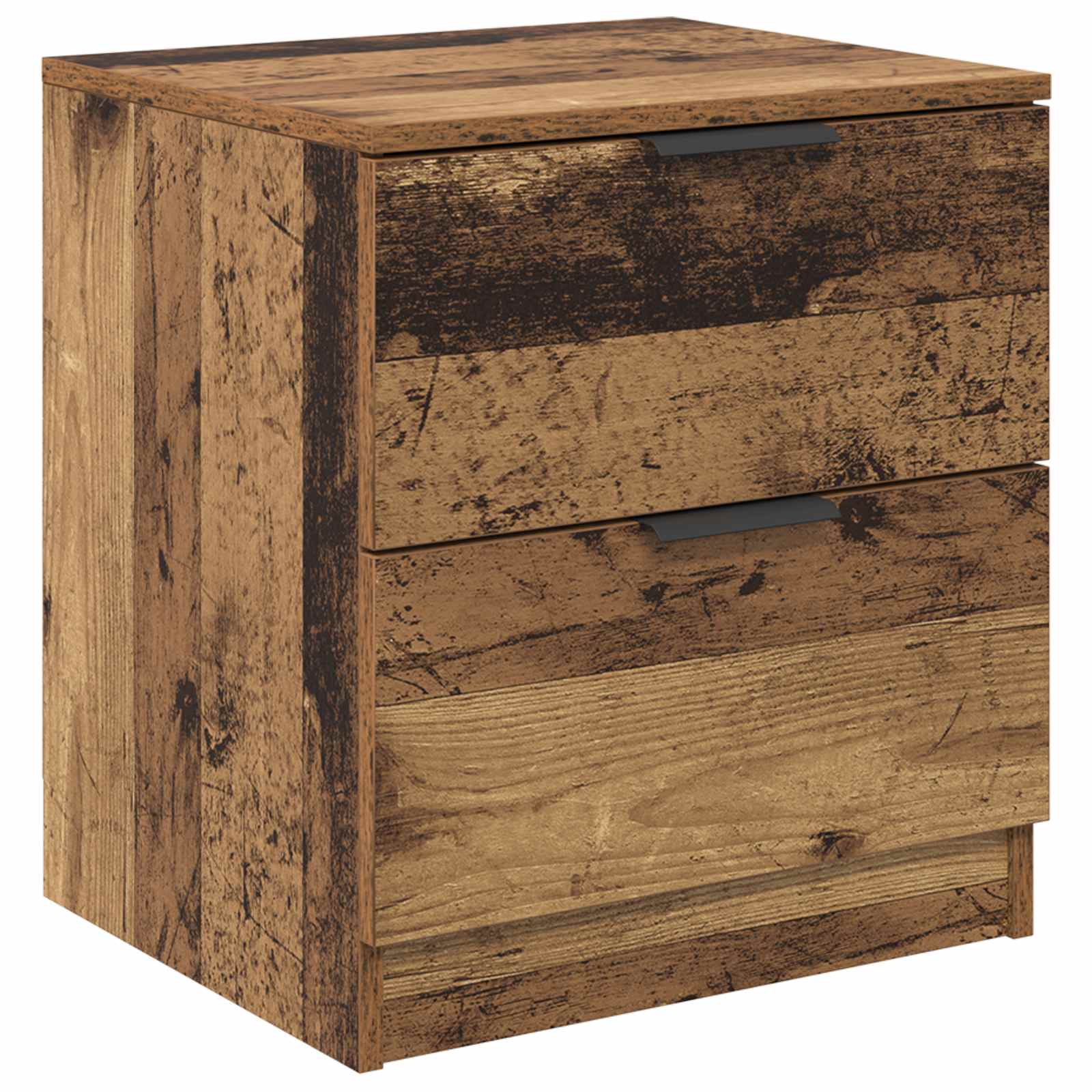 Noćni ormar 2 pcs Staro drvo 45 x 39 x 50cm Konstruirano drvo