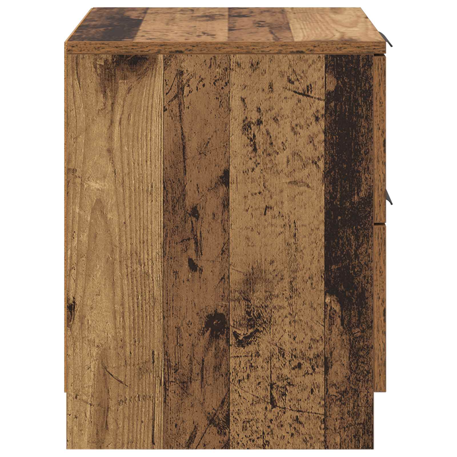 Noćni ormar 2 pcs Staro drvo 45 x 39 x 50cm Konstruirano drvo