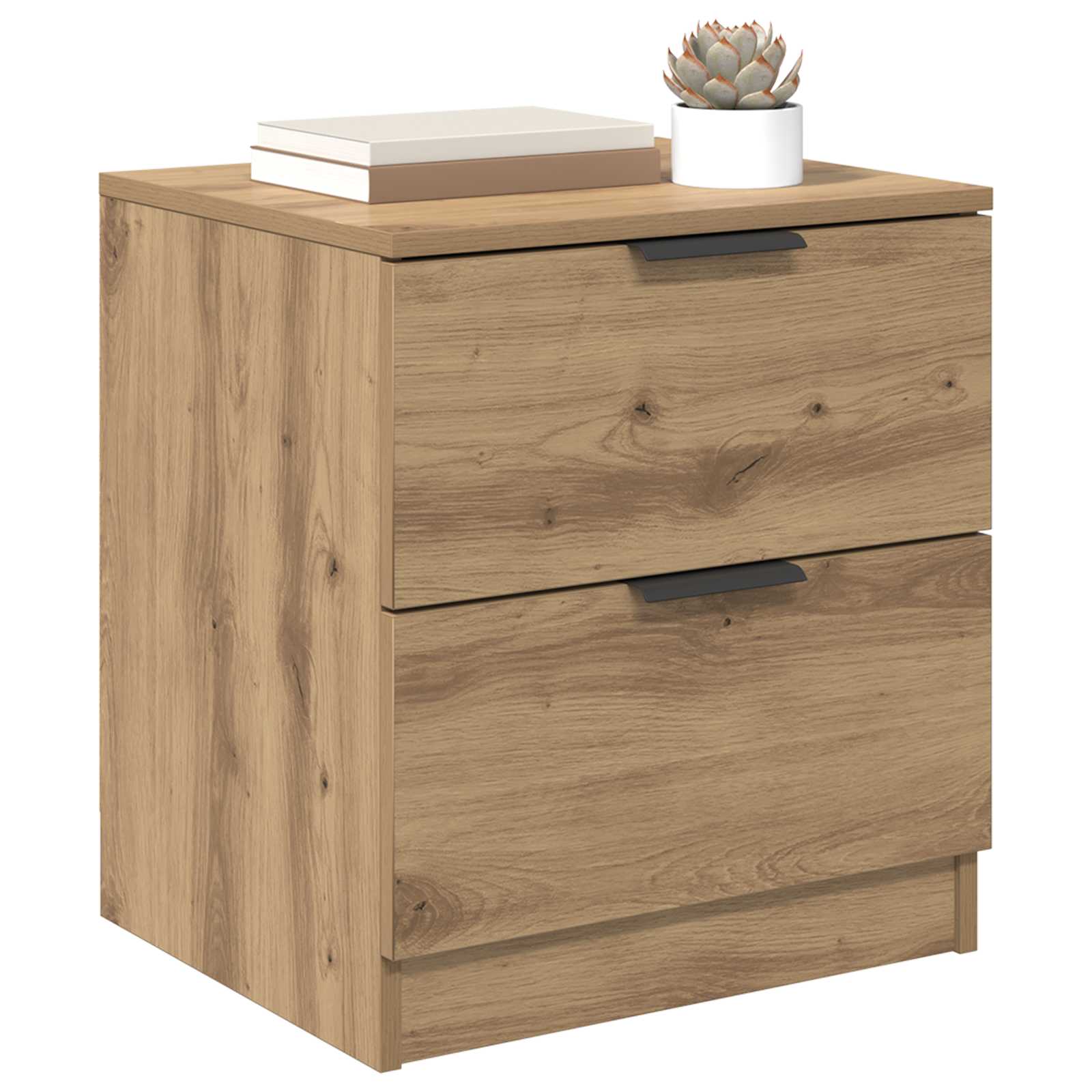 Noćni ormar s ladicama 2 pcs Umjetnički hrast 45 x 39 x 50cm