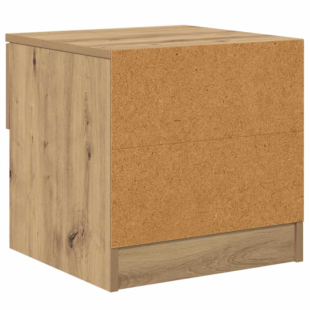 Ormarić za krevet 2 pcs Umjetnički hrast 40 x 39 x 40cm