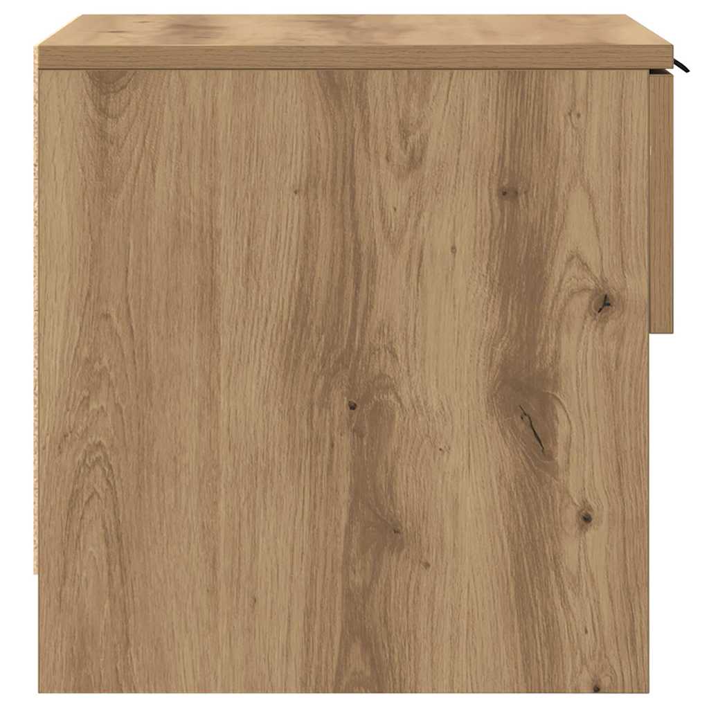 Ormarić za krevet 2 pcs Umjetnički hrast 40 x 39 x 40cm