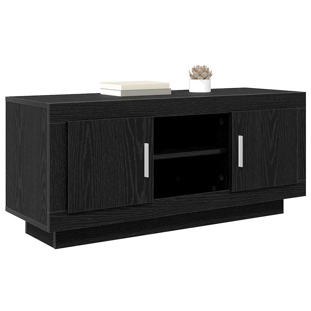 TV ormar Crni hrast 102 x 35 x 45 cm Konstruirano drvo