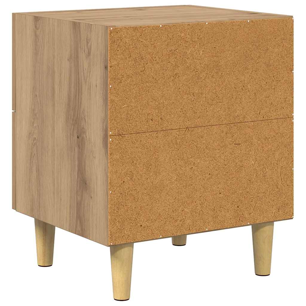 Ormarić za krevet 2 pcs Umjetnički hrast 40 x 35 x 47.5cm