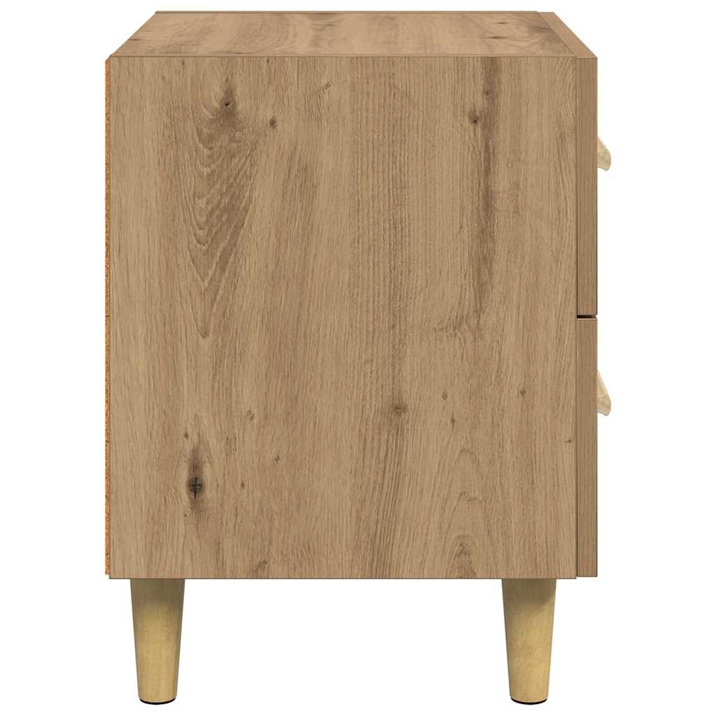 Ormarić za krevet 2 pcs Umjetnički hrast 40 x 35 x 47.5cm