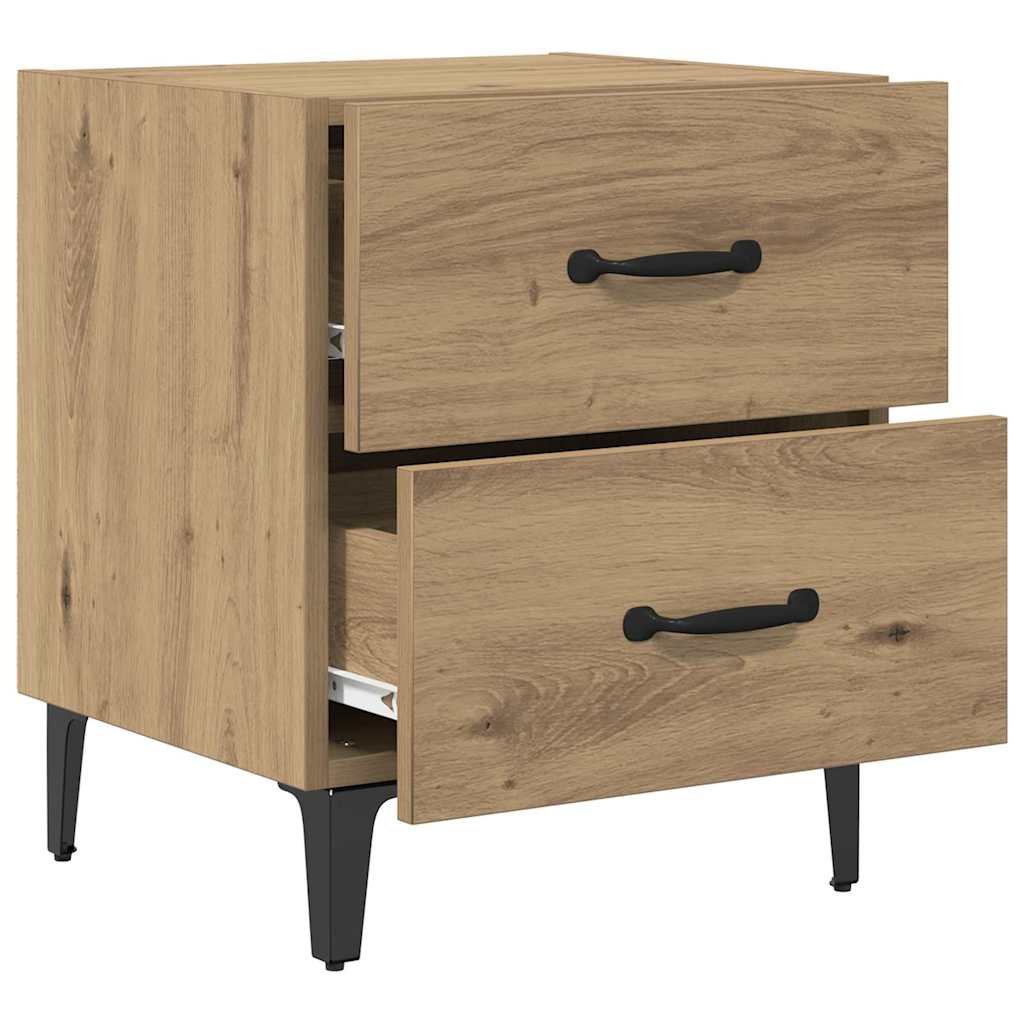 Ormarić za krevet 2 pcs Umjetnički hrast 40 x 35 x 47,5 cm