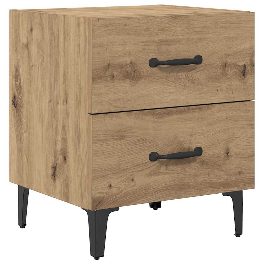Ormarić za krevet 2 pcs Umjetnički hrast 40 x 35 x 47,5 cm