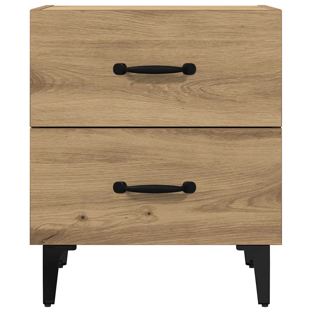 Ormarić za krevet 2 pcs Umjetnički hrast 40 x 35 x 47,5 cm