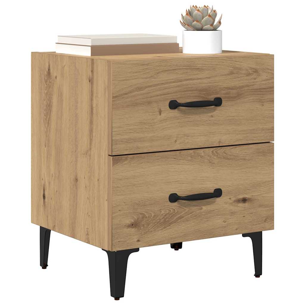 Ormarić za krevet 2 pcs Umjetnički hrast 40 x 35 x 47,5 cm