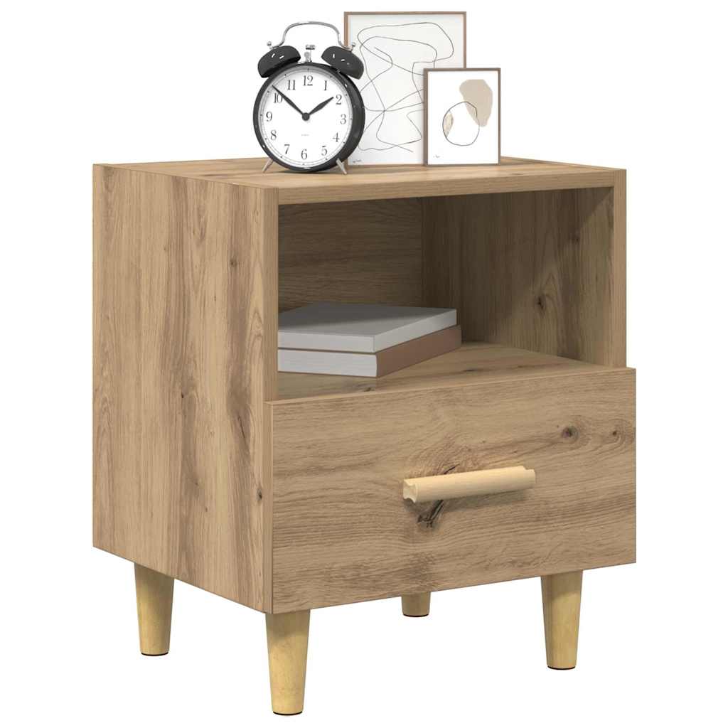Noćni ormar s ladicama 2 pcs Umjetnički hrast 40 x 35 x 47 cm