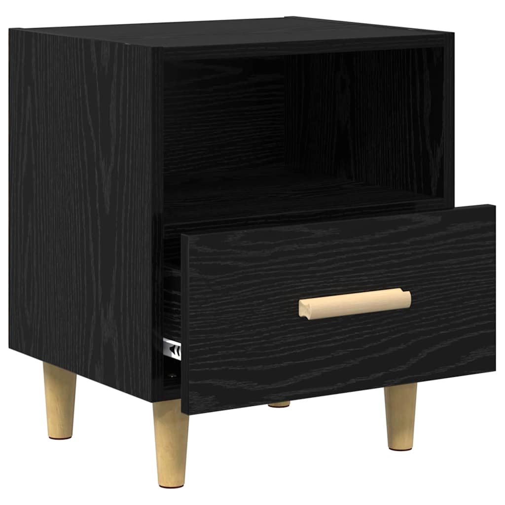 Noćni ormar Crni hrast 40 x 35 x 47 cm Konstruirano drvo