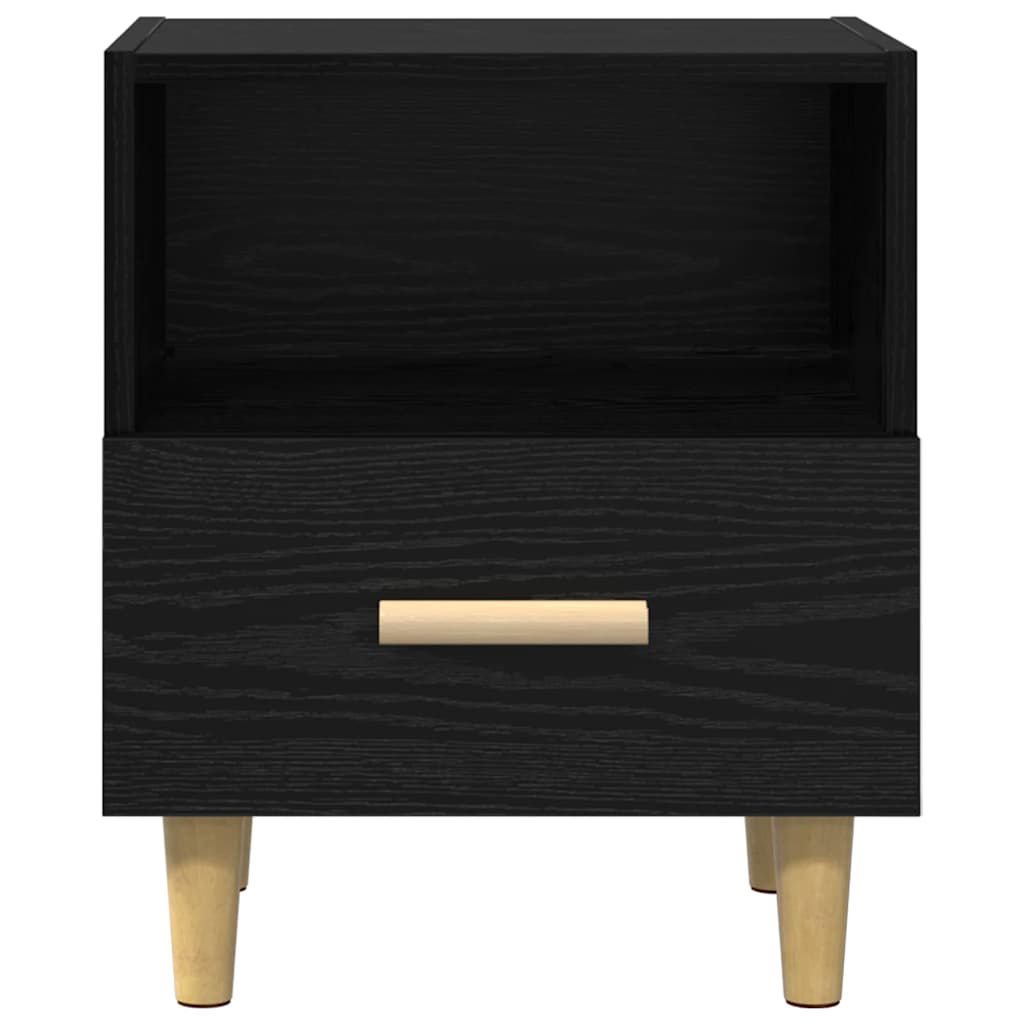 Noćni ormar Crni hrast 40 x 35 x 47 cm Konstruirano drvo