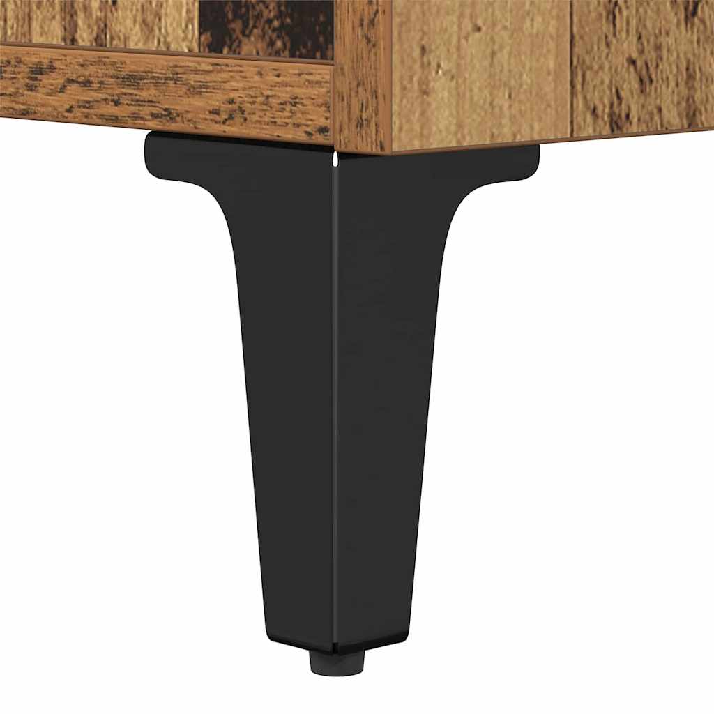Noćni ormar s ladicama 2 pcs Staro drvo 40 x 35 x 47.5 cm