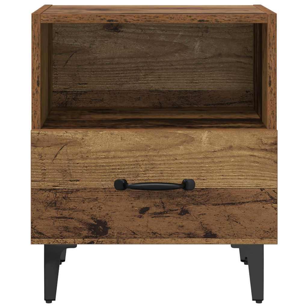 Noćni ormar s ladicama 2 pcs Staro drvo 40 x 35 x 47.5 cm
