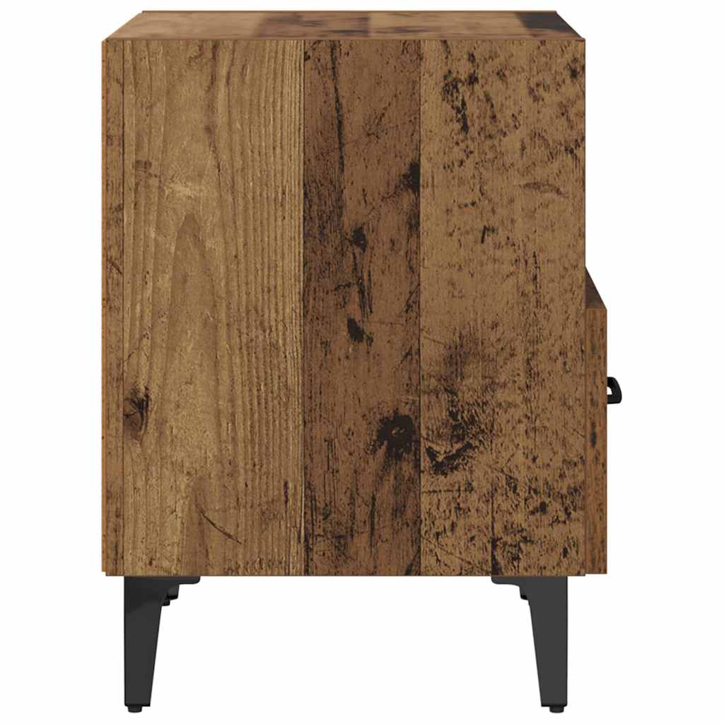 Noćni ormar s ladicama 2 pcs Staro drvo 40 x 35 x 47.5 cm