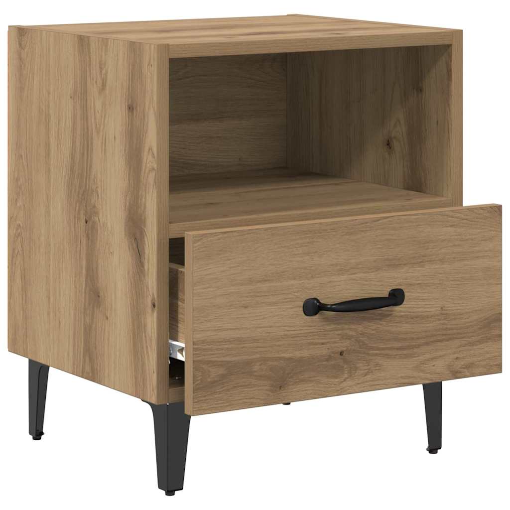 Noćni ormar s ladicama Umjetnički hrast 40 x 35 x 47,5 cm