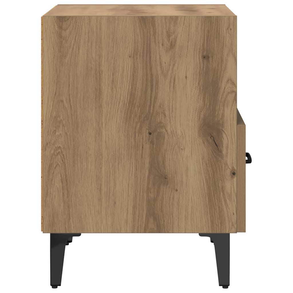 Noćni ormar s ladicama Umjetnički hrast 40 x 35 x 47,5 cm