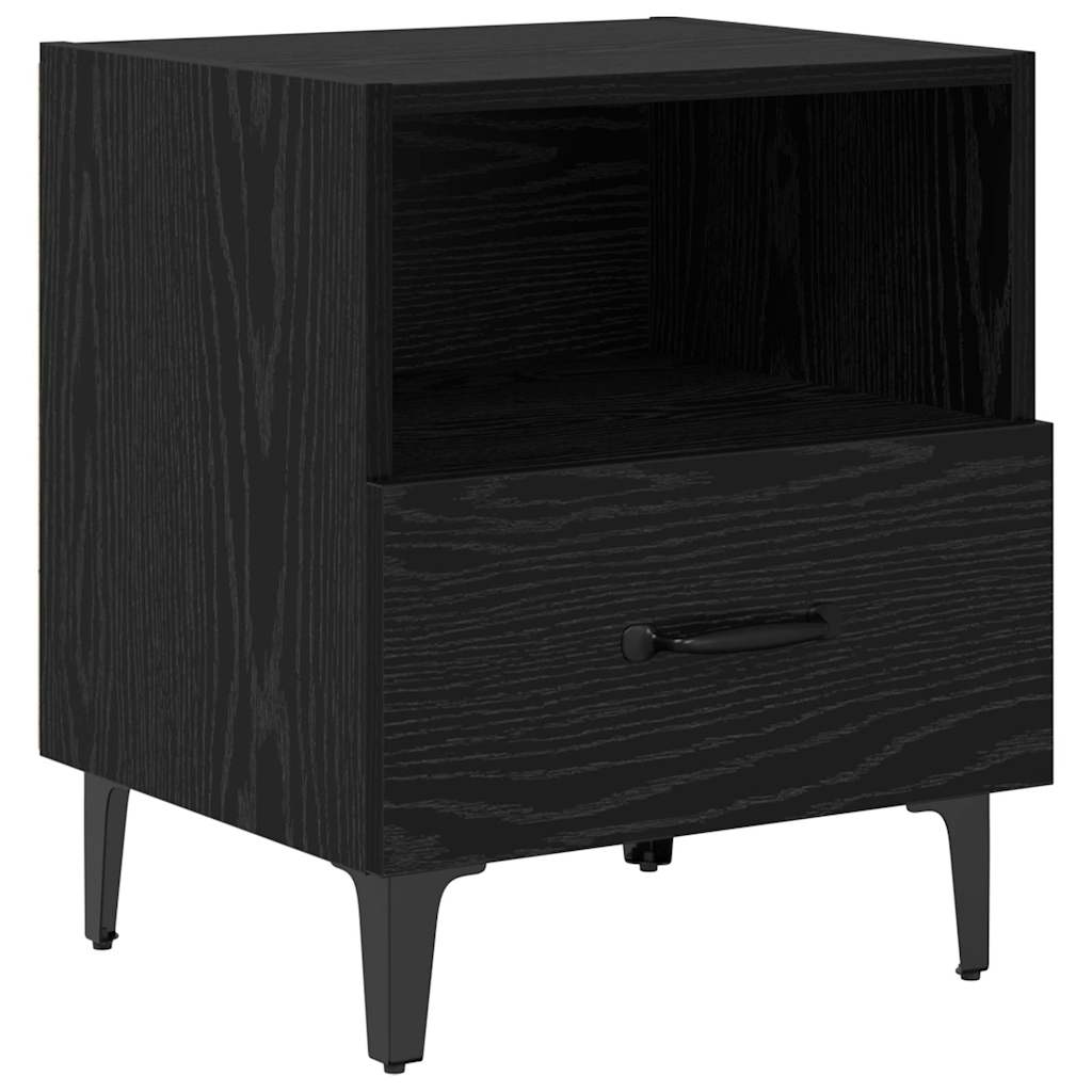 Noćni ormar Crni hrast 40 x 35 x 47.5 cm Konstruirano drvo