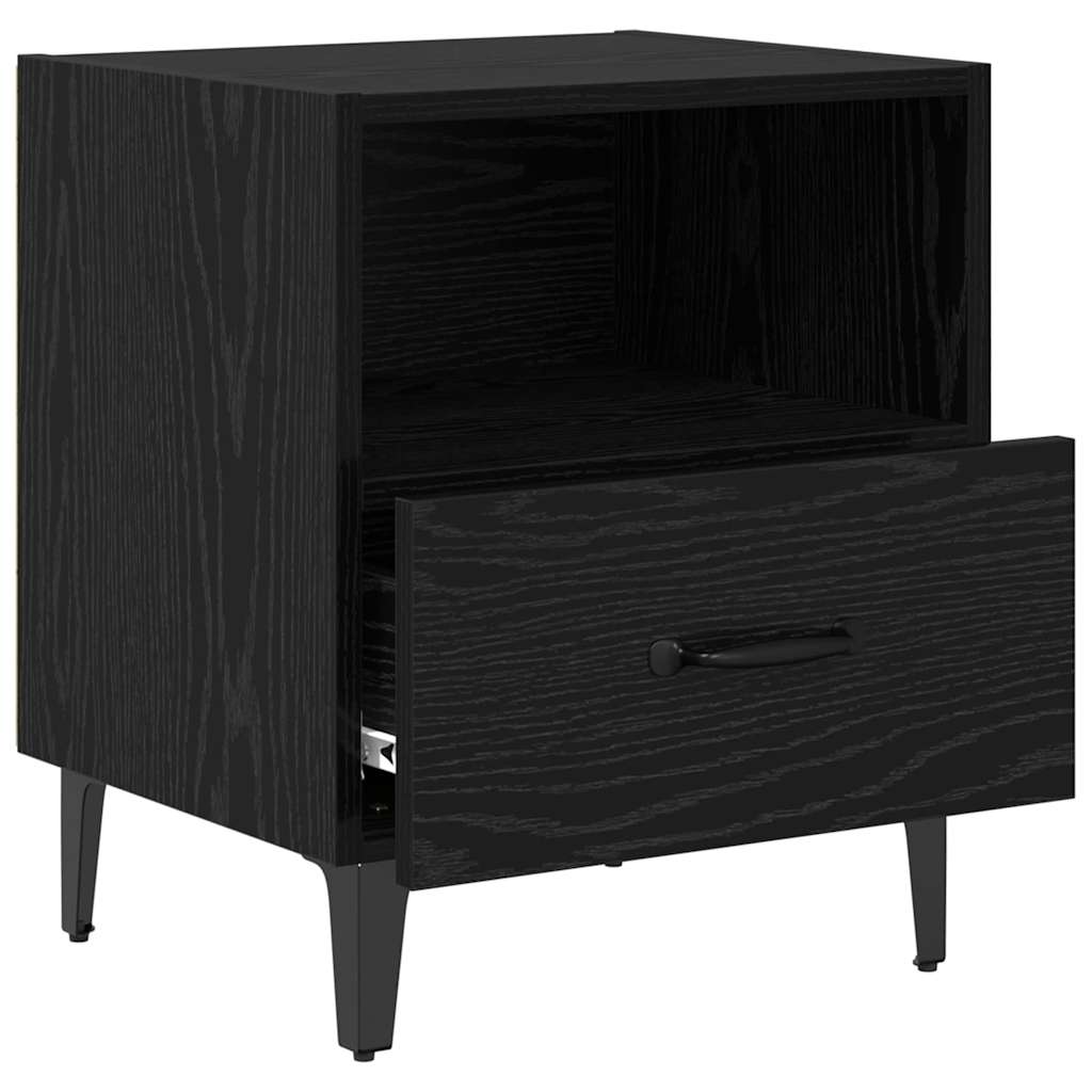 Noćni ormar Crni hrast 40 x 35 x 47.5 cm Konstruirano drvo