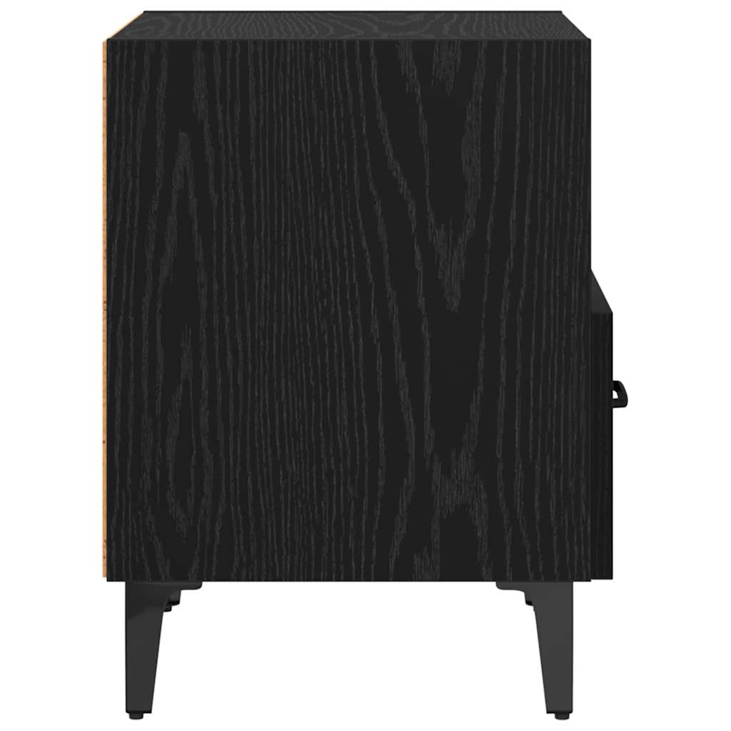Noćni ormar Crni hrast 40 x 35 x 47.5 cm Konstruirano drvo