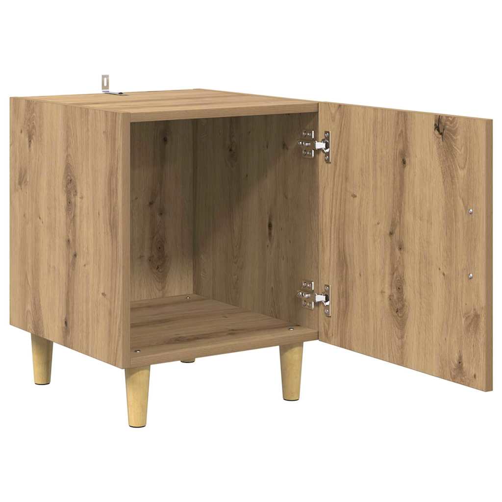 Noćni ormar Zidne 2 pcs Umjetnički hrast 40 x 40 x 50 cm