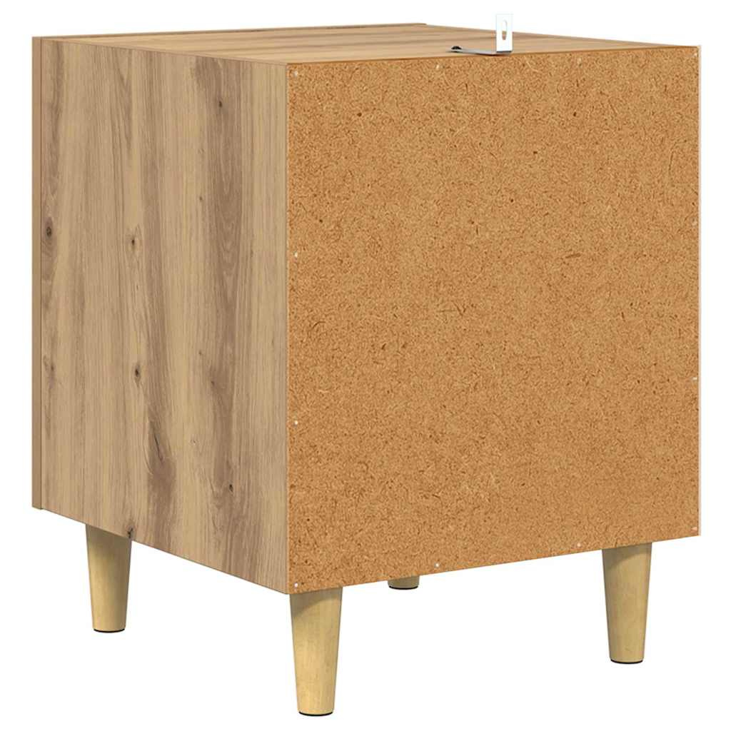 Noćni ormar Zidne 2 pcs Umjetnički hrast 40 x 40 x 50 cm
