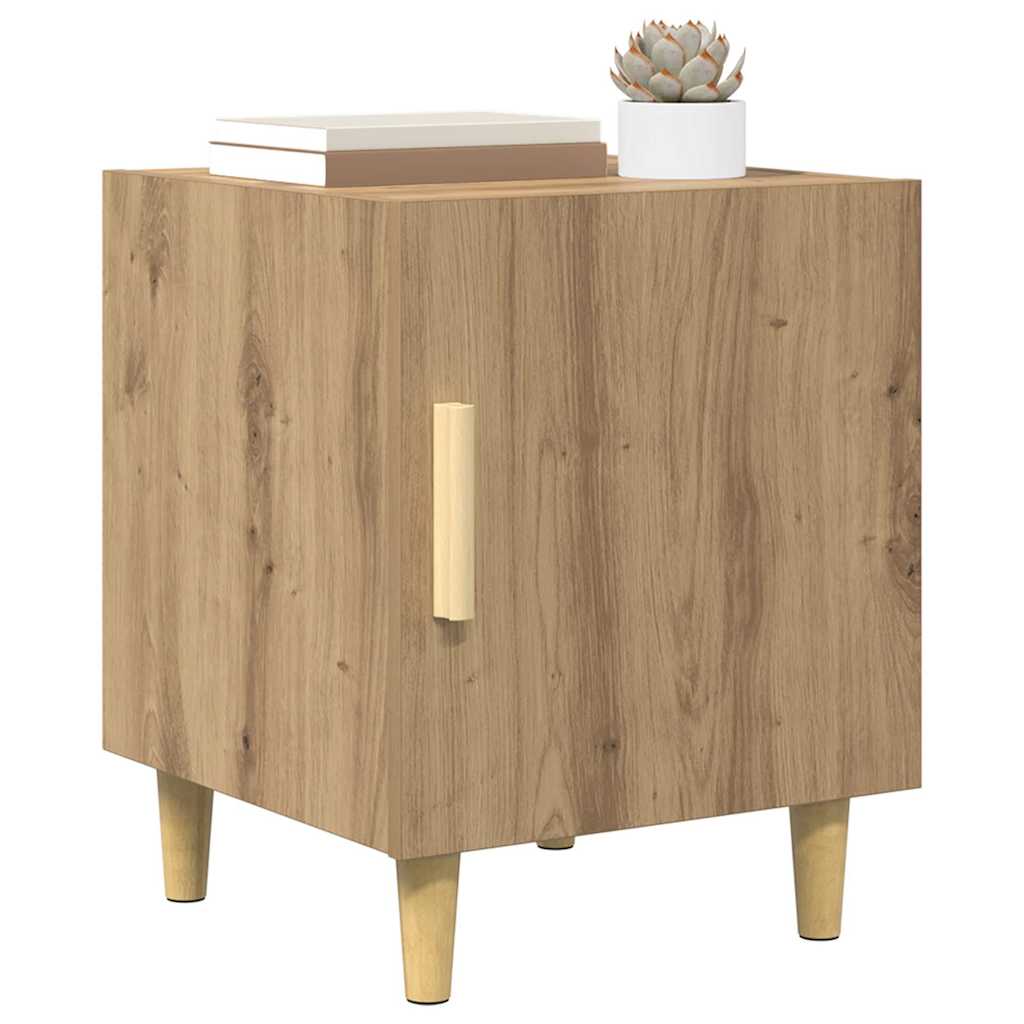 Noćni ormar Zidne 2 pcs Umjetnički hrast 40 x 40 x 50 cm