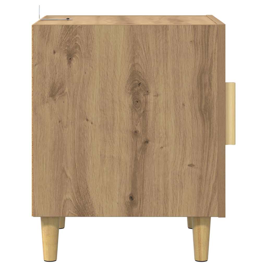 Noćni ormar Zidne 2 pcs Umjetnički hrast 40 x 40 x 50 cm