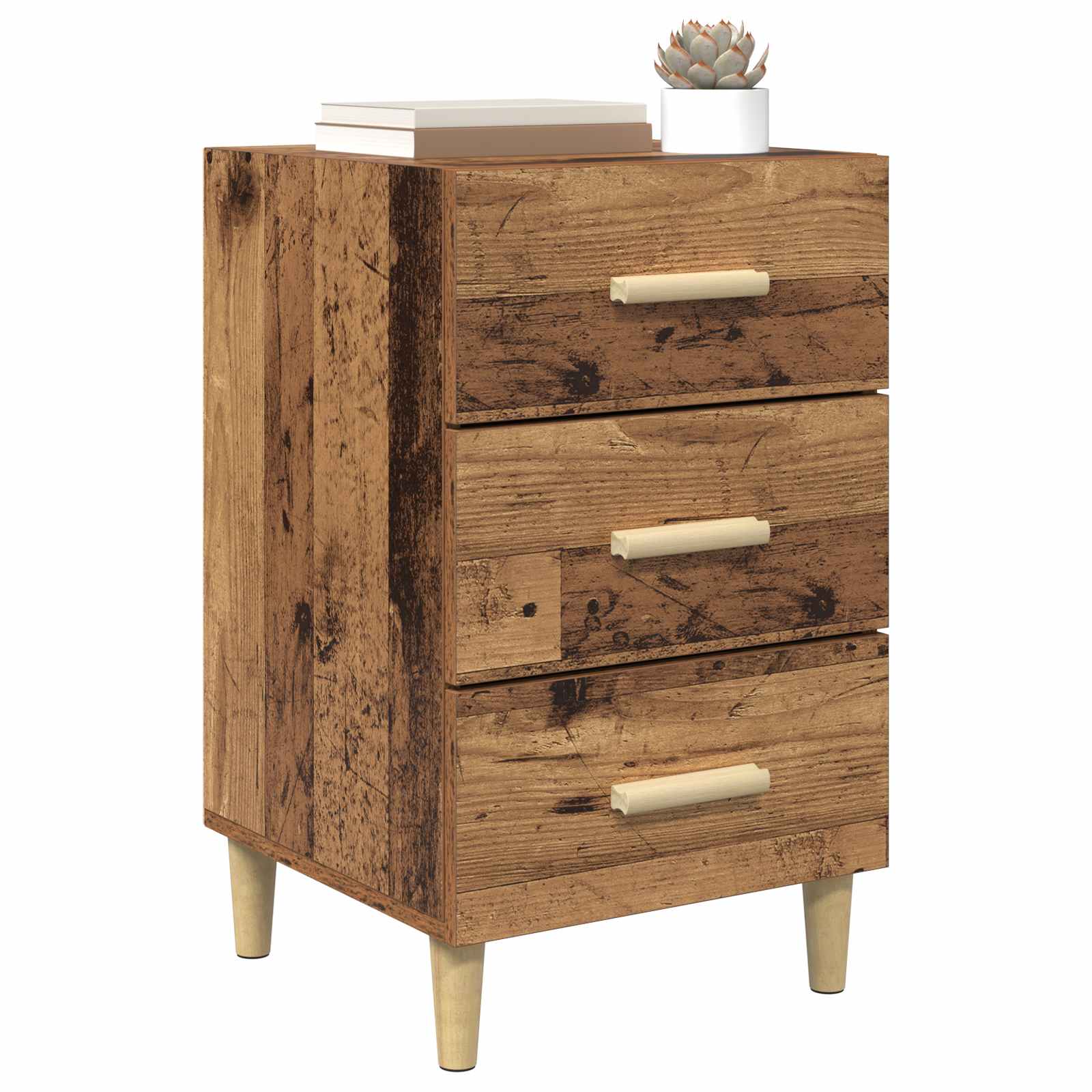 Noćni ormar Staro drvo 40 x 40 x 66 cm Konstruirano drvo