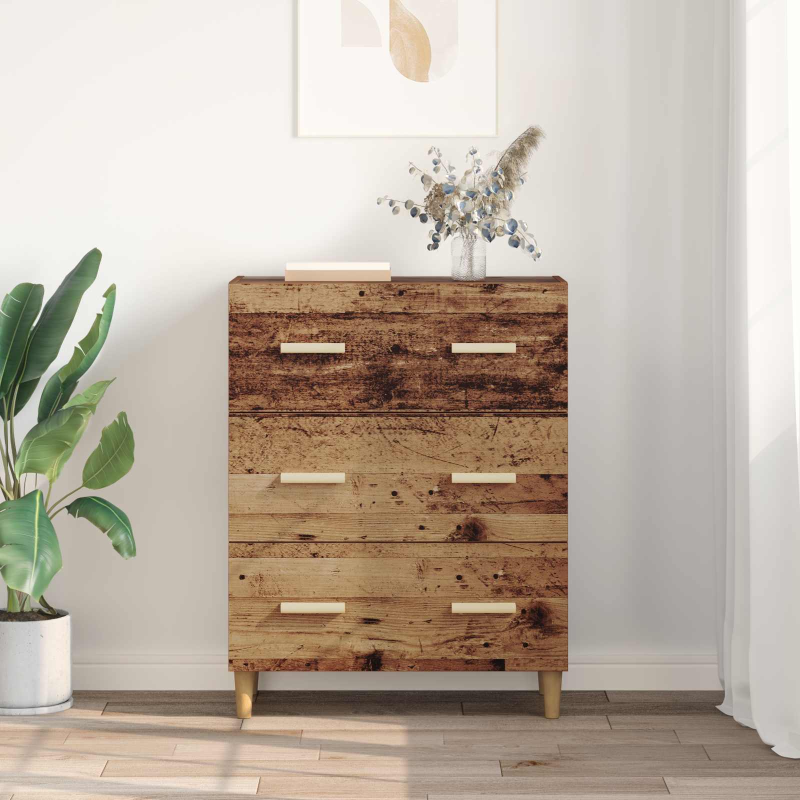 Kreveta Staro drvo 69,5 x 34 x 90 cm Konstruirano drvo