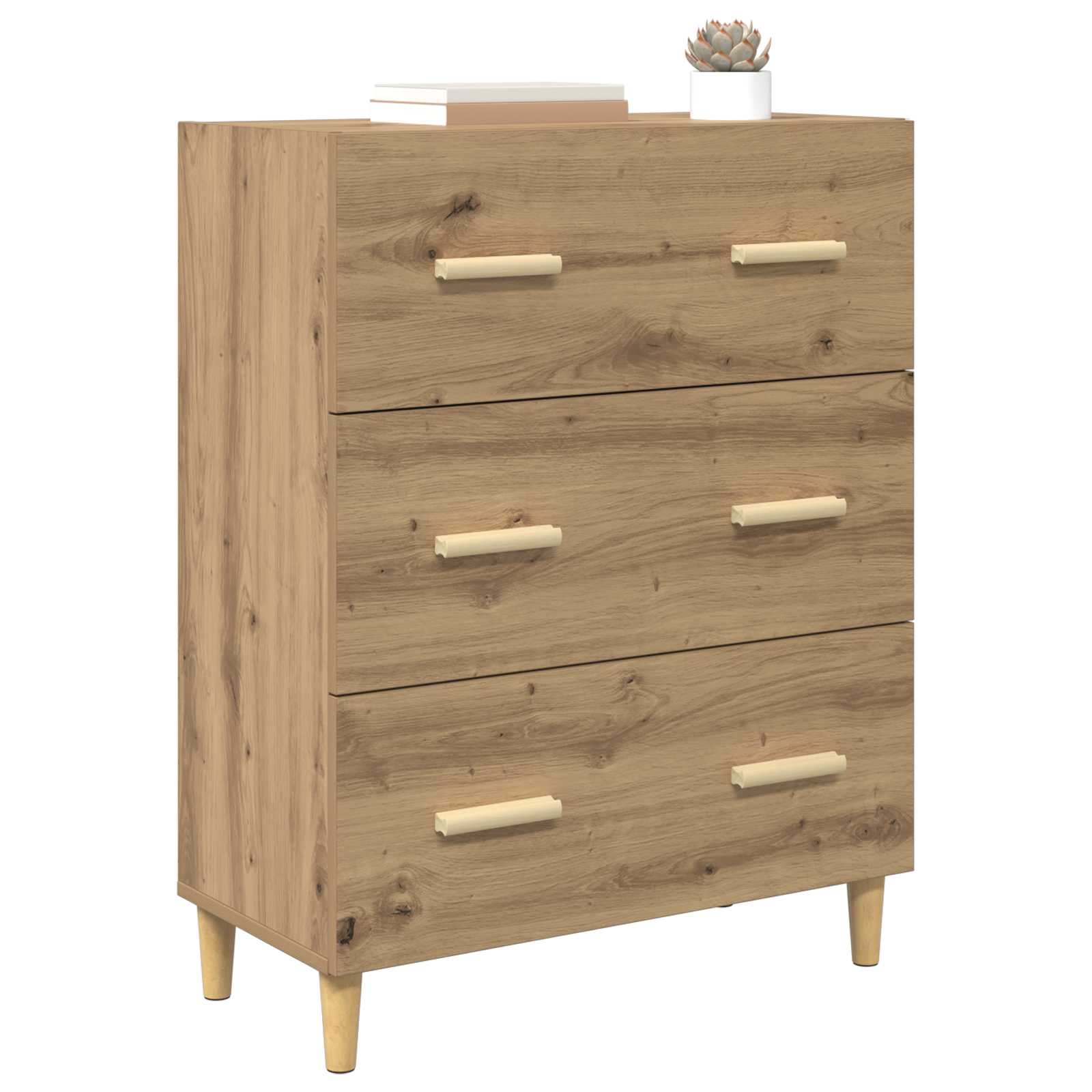 Kreveta Umjetnički hrast 69,5 x 34 x 90 cm Konstruirano drvo