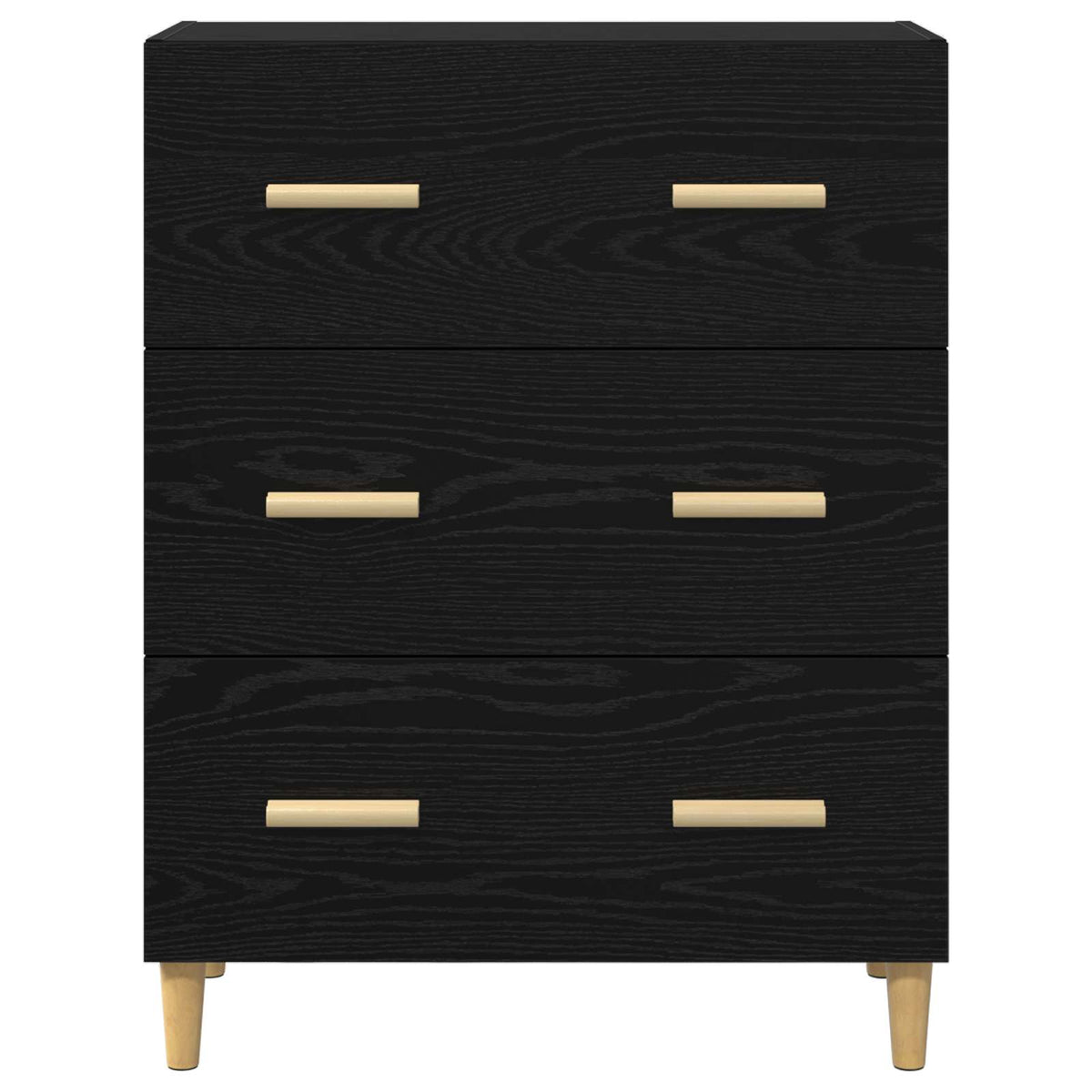 Kreveta Crni hrast 69,5 x 34 x 90 cm Konstruirano drvo