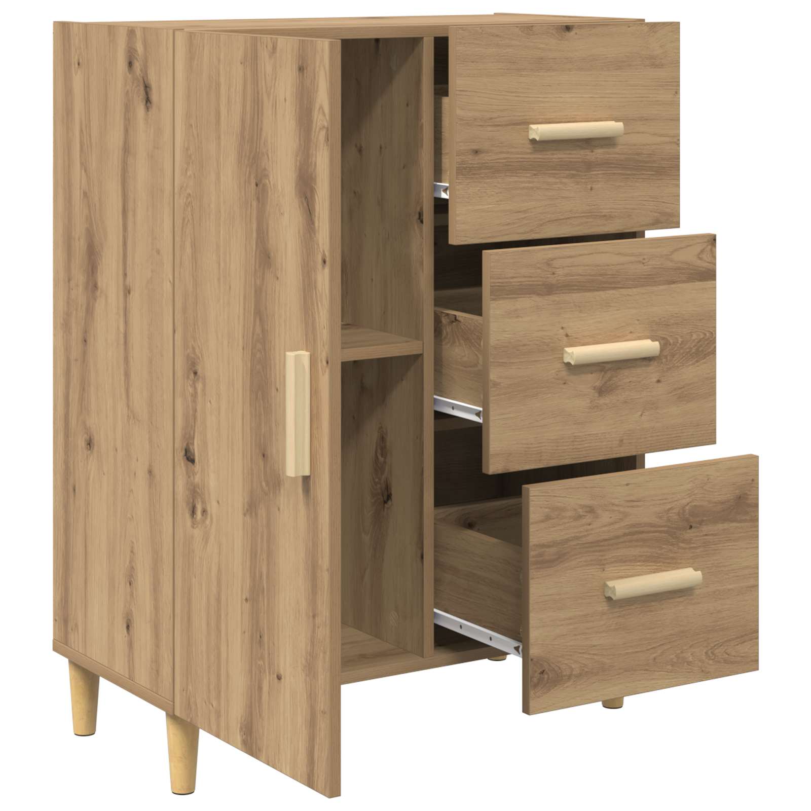 Kreveta Umjetnički hrast 34 x 69.5 x 90 cm Konstruirano drvo