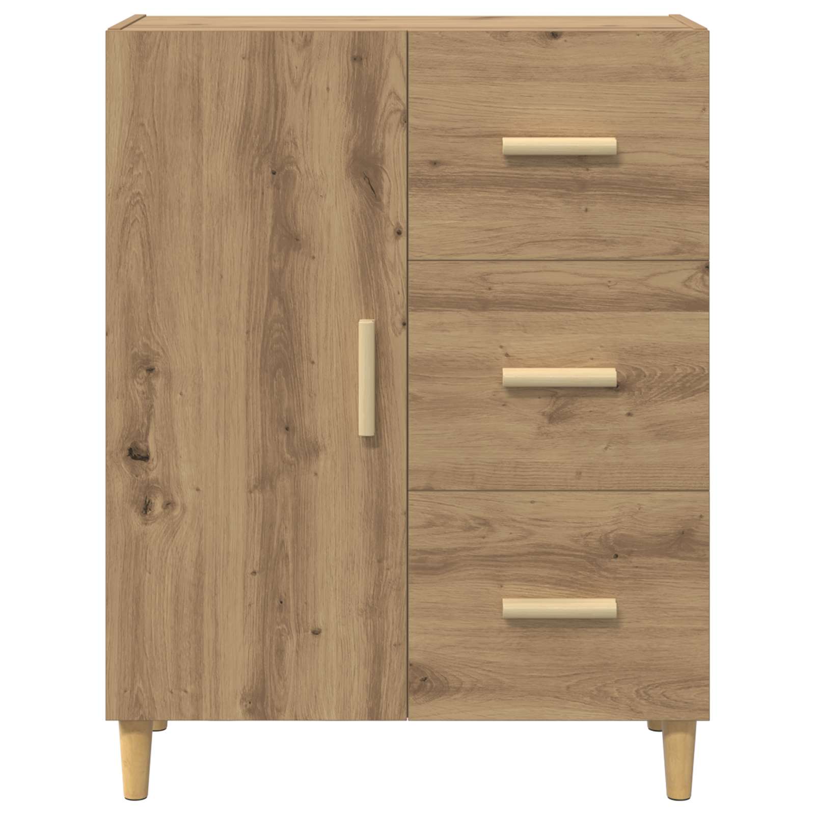 Kreveta Umjetnički hrast 34 x 69.5 x 90 cm Konstruirano drvo