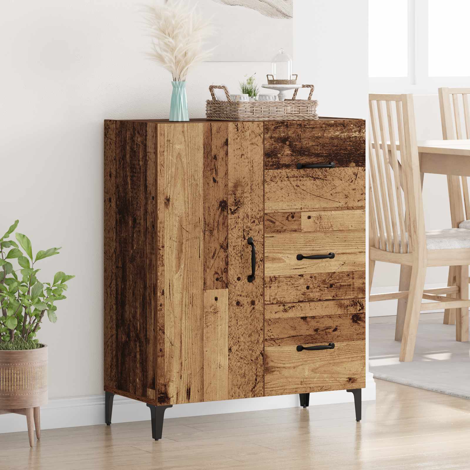 Kreveta Staro drvo 69,5 x 34 x 90 cm Konstruirano drvo